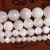 Import 4-14mm white mother of pearl shell/nacre round beads from China