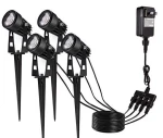 4 Heads 3W COB LED AC DC Garden Landscape Spotlight Outdoor Decoration Lawn Light