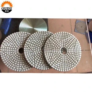 4 inch abrasive tools wet polishing pad for marble stone