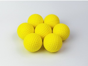42mm PU  Golf Balls Light  Golf Practice Balls Sport Training Elastic SpongeCustom Logo  Foam Golf Balls