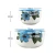 Import 4.5inch /  5 inch  two tone soup bowl  ceramic handpaint  salad bowl ramen  bowl set with airtigh bamboo lid from China