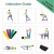 Import 5 in 1 Yoga Resistance Latex Rubber Bands Resistance Loop Band Indoor Fitness Elastic Bands from China