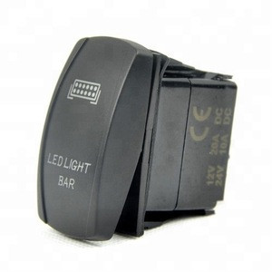 Buy 5 Pin Illuminated Rocker Switch 12v Led Light Bar Rocker Switch ...