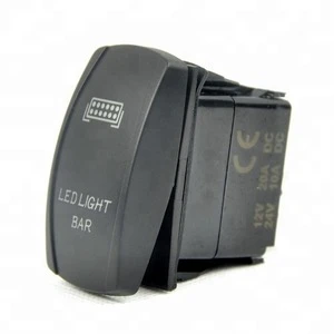5 Pin Illuminated Rocker Switch 12V LED Light Bar Rocker Switch