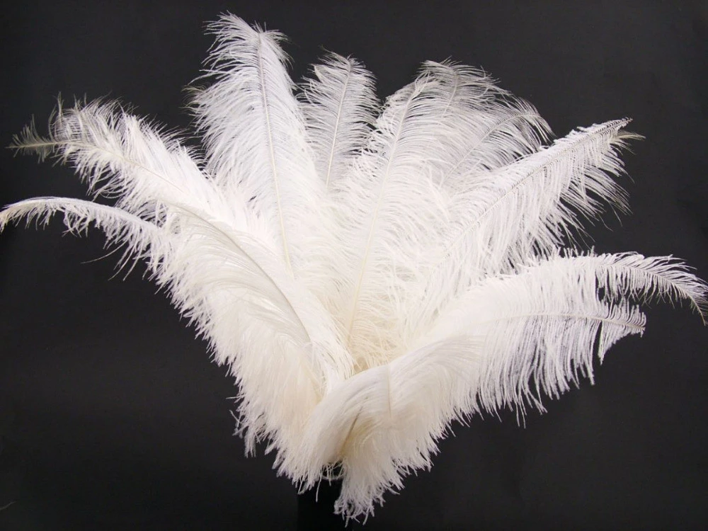 50-55cm any color artificial ostrich feathers white ostrich feather