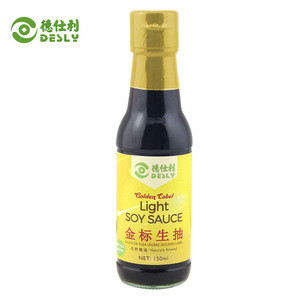 500 ml Desly Golden Label Premium Light Soy Sauce wholesale for cuisine gourmet OEM factory