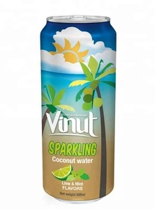 500ml Sparkling Coconut water with Cherry Blueberry and flavour