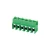 Import 5.00mm pitch euro type pcb mount green screw terminal block from China