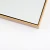 Import 560x800mm Satin Brass Stainless steel Framed Rectangle Shape Mirror  decorative mirror wall from China