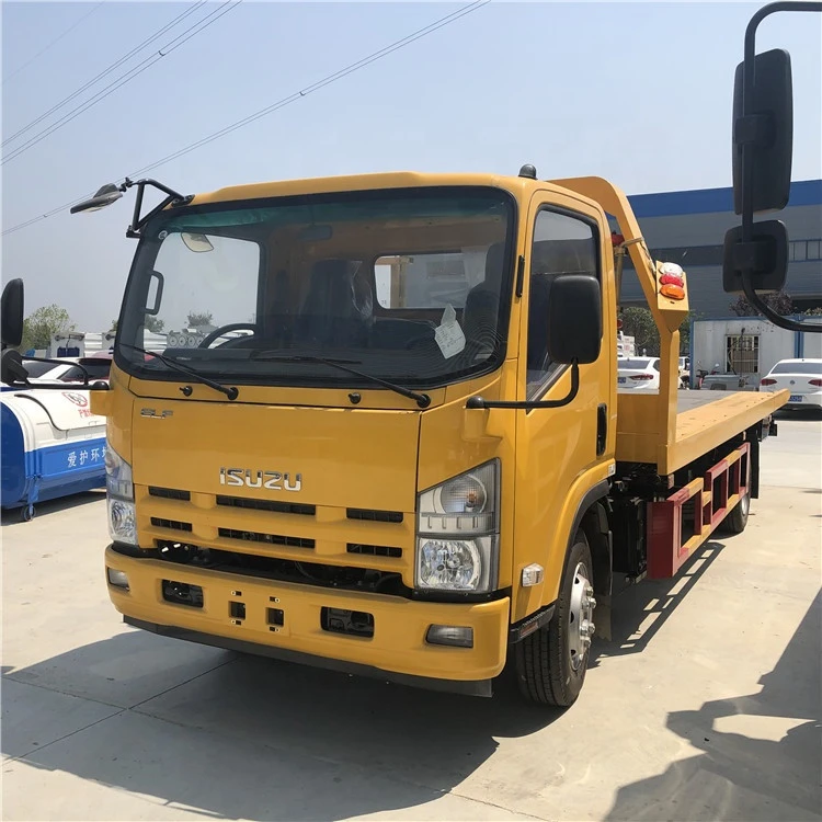 6 tons japan brand 4x2 flatbed tow truck