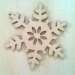 6" width wooden wood circle round craft