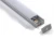 Import 6063 t5 led strip light,aluminum led profile,led aluminum profile from China