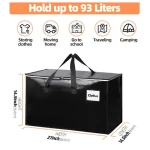 68.6 X 36.8 X 36.8 cm Hold up to 93 Liters Extra Large Durable Storage Bags for Clothing