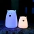 Import 7 Colors Bear LED USB Children Animal Night Light Silicone Soft Cartoon Baby Nursery Lamp Breathing LED Night Light from China