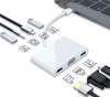 7 in 1 USB 3.1 USB C Hub Type C Docking Station With 4K HD USB 3.0 USB2.0 PD Charging VGA 3.5 Audio multiport adapter