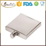 7 oz Christmas Gift Single Wall 18/8 Stainless Steel Red Hip Flask with Laser Engraved logo or Print logo