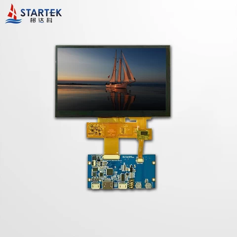 7.0 inch 800*480, HD MI interface, high brightness TFT LCD with capacitive touch panel
