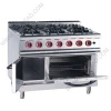 700&900 Serives Gas Range With 6-Burner& Electric Oven