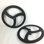 700c oem carbon tri-spoke wheel bicycle wheels for time trial/track bike HF-FR003-F/R