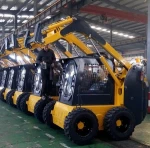 700kg Wheel Loader Earth Moving Machine Mini Skid Steer Loader with CE