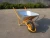Import 75L 90L 100L 110L Russian Ukraine market galvanized metal tray extra stronger wheelbarrow wb6404R from China