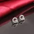 Import 925 jewelry wholesale small fashionable shiny star moon stud silver earrings from China