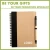 Import A5 spiral notebook with pen from China