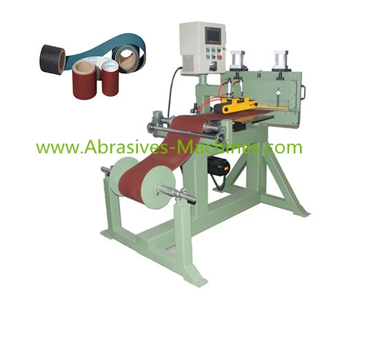 Abrasive belt cutting machine/Abrasive belt making machine