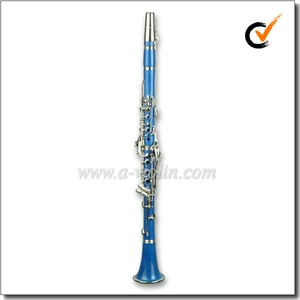 ABS Light Blue 17 Keys Bb Key Colorful Clarinet (CL3071-Blue)