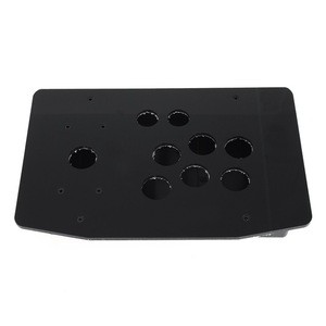 Acrylic Arcade Joystick Panel black acrylic Games case Accessories