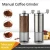 Import Adjustable Coffee Grinder Whole Bean Burr Coffee Grinder with Telescopic Handle Manual Coffee Grinder Stainless Steel from China