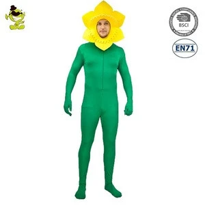 adult funny new design party sun flower carnival adult flower costume