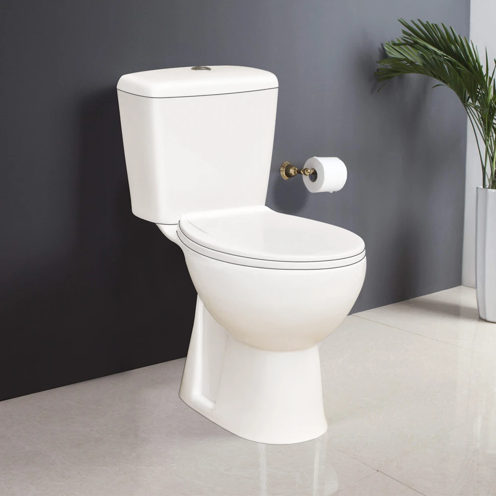 Africa Wc ceramic P-trap twyford types of water closet toilet bowl sanitary wares toilet basin set