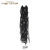 Aisi Hair Crochet Braids 18&#39;&#39; Most Natural Faux Locs Crochet Braid Premium Fiber Synthetic Hair African Roots Hair Extensions