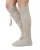 Import AJ186057 Wholesale Winter Warm Long Socks Women Over Knee High Boot Socks Cable Knit Thick Stockings from China
