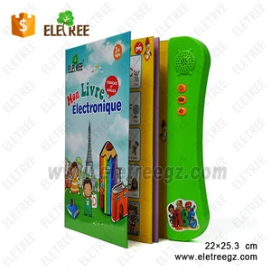  Hotselling educational kids children france electronic learning toys sound book