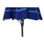 Import allen + roth Blue Stripe Market Patio Umbrella (Common 9-ft W x 9-ft L; Actual 8.6-ft W x 8.6-ft L) from China