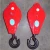 Import Aluminum Alloy tandem rope zip line double pulley with ball bearing from China