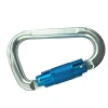 Aluminum Twist Lock Climbing  D Shape Lock Carabiner Outdoor Sport Tools