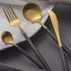 Amazon Hot Stainless Steel Cutlery Set PVD COATING Spoon And Fork