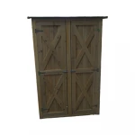 amazon Lockable Door Shelves Roof Hatch Cupboard Lawn Mower Cabinet waterproof outdoor wooden tool shed storage Garden Funiture