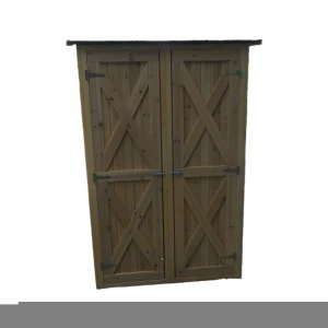 amazon Lockable Door Shelves Roof Hatch Cupboard Lawn Mower Cabinet waterproof outdoor wooden tool shed storage Garden Funiture