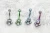 Import AMIGATINA  Gems G23 Titanium Navel Belly Button Bar Internally Threaded Navel Rings Body Piercing Jewelry NEW from China
