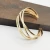 Import AmorYubo 18k luxury brand jewelry gold plated women bangle gold bracelet from China