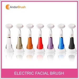 Andor new arrival Korean cleaning sonic facial brush luxury makeup brush new style cosmetic brush