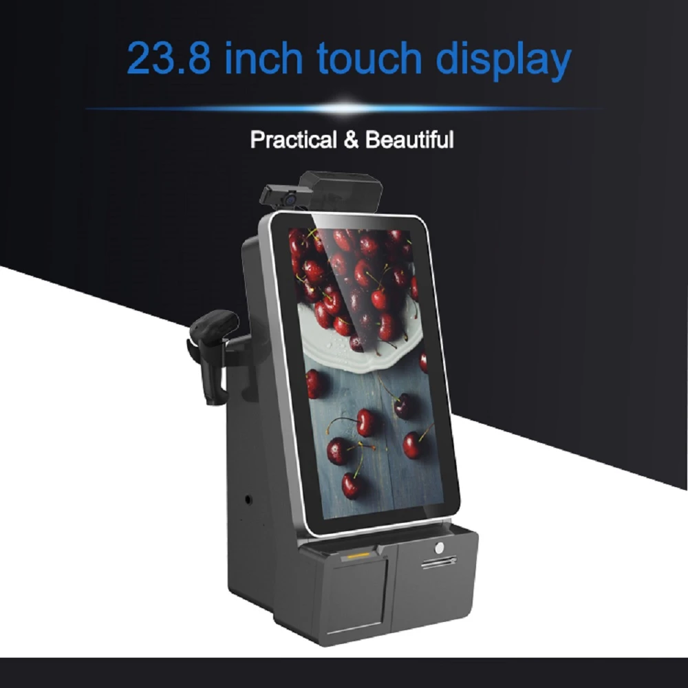 Android Pos Machine Payment Stand Self Service Kiosk Touch Screen Contactless Payment Terminal