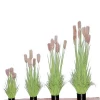 Artificial grass plants Onion grass Bulrush plant garden arrangement artificial bonsai