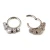 Import ASTM F136 Titanium 5 Stones  Hinged Segment Ring Titanium Body Jewelry from China