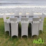 Audu Hotel Dining Set,Grey UK Hotel Dining Set