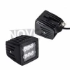 Auto Lighting System 18W 6pcs Chips Black Lens Led Working Light With Spot Flood Beam